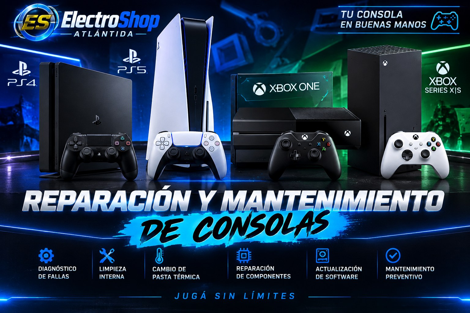 Reparación de PlayStation 5