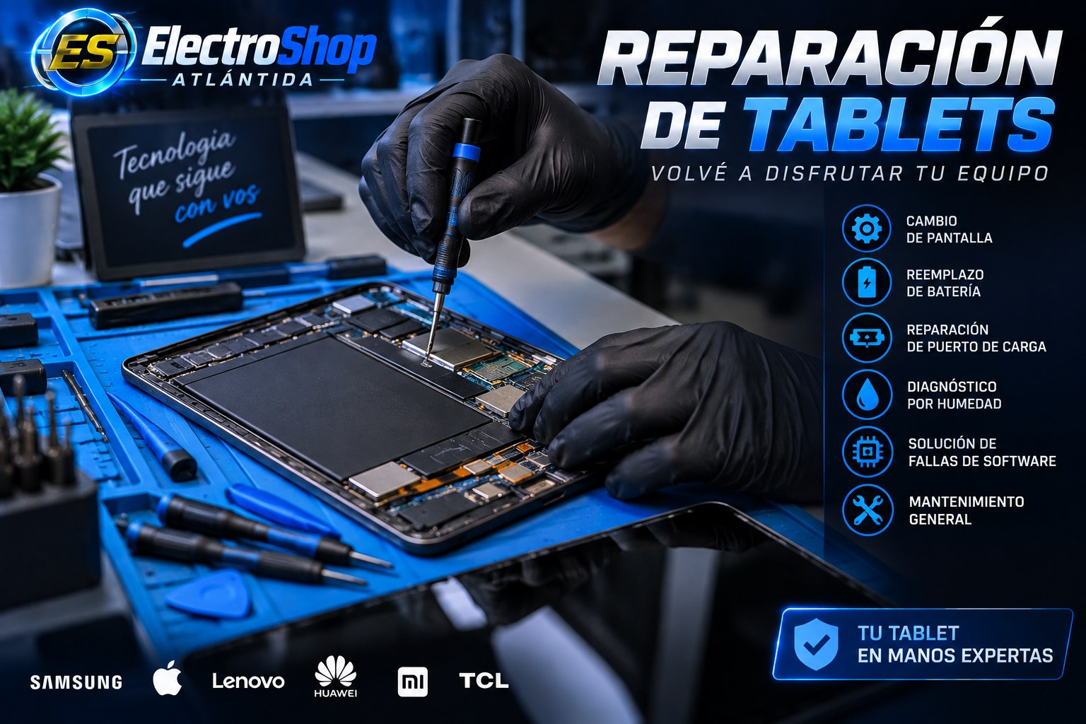 Reparación de tablets